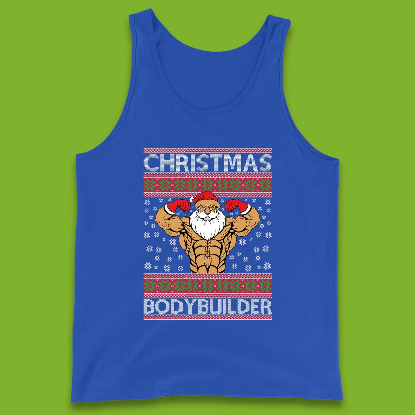 Ugly Christmas Bodybuilder Tank Top