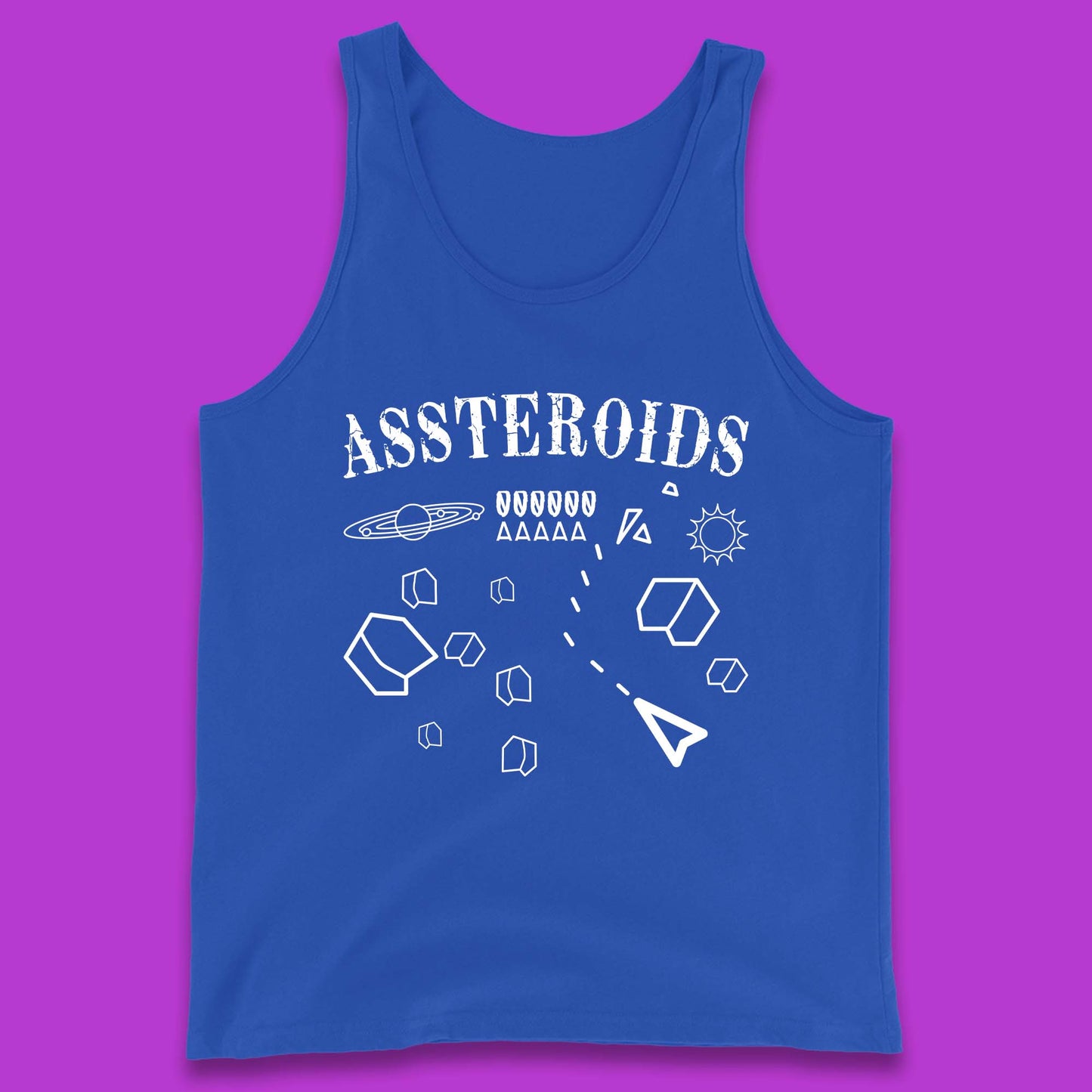 Assteroids Video Game Tank Top