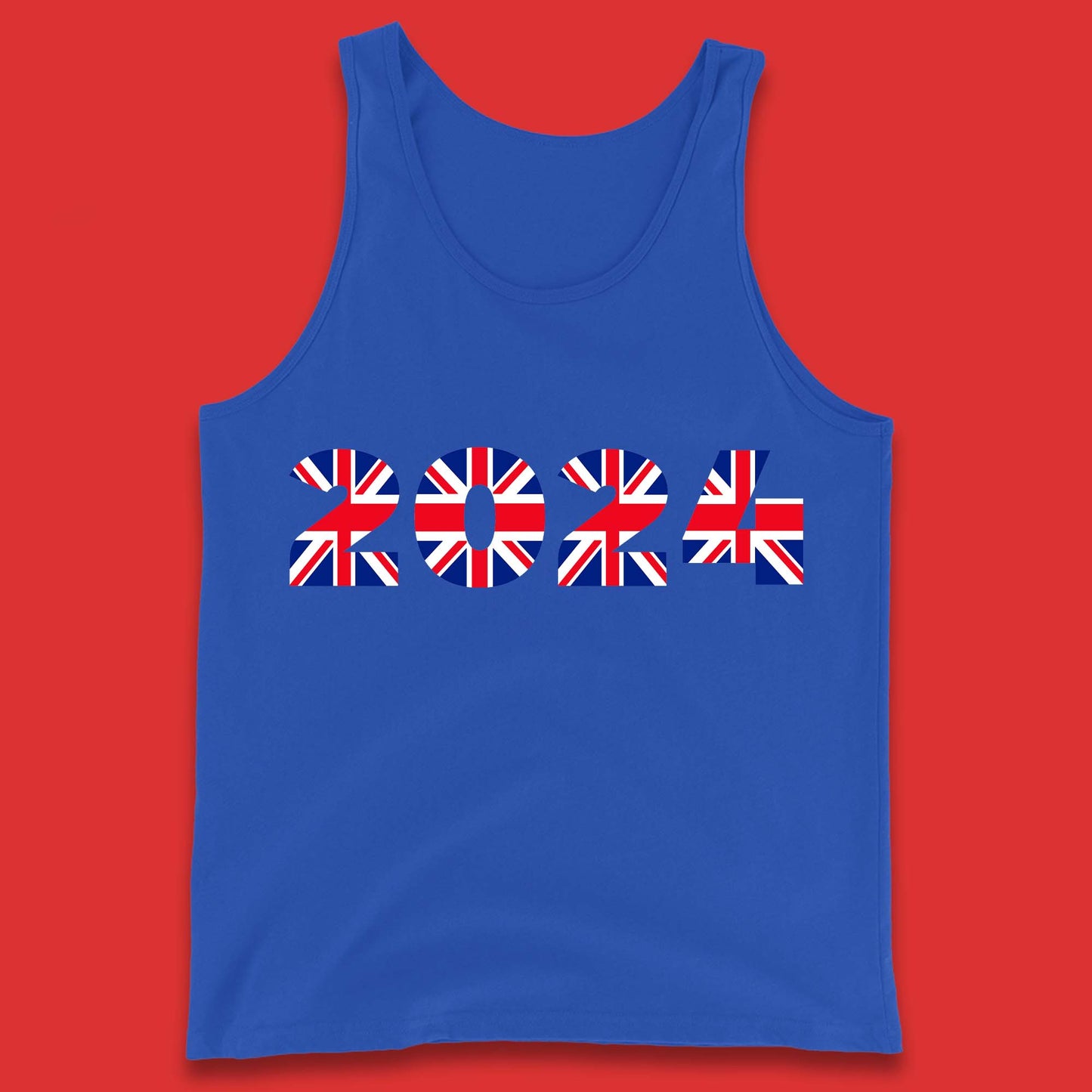 New Year 2024 UK Flag Tank Top