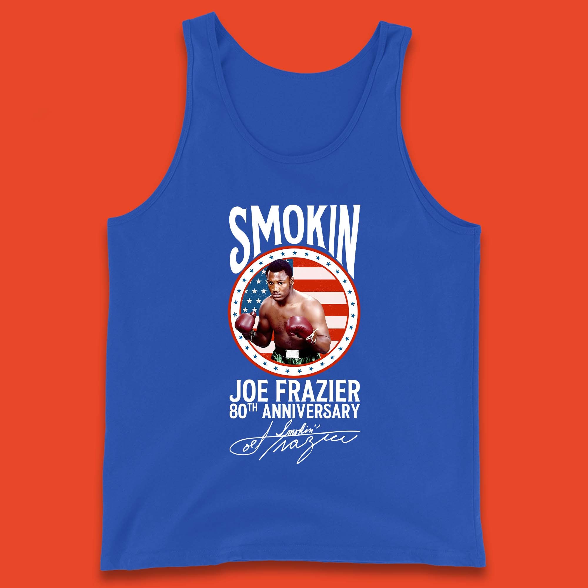 Smokin Joe Frazier 80th Anniversary Tank Top