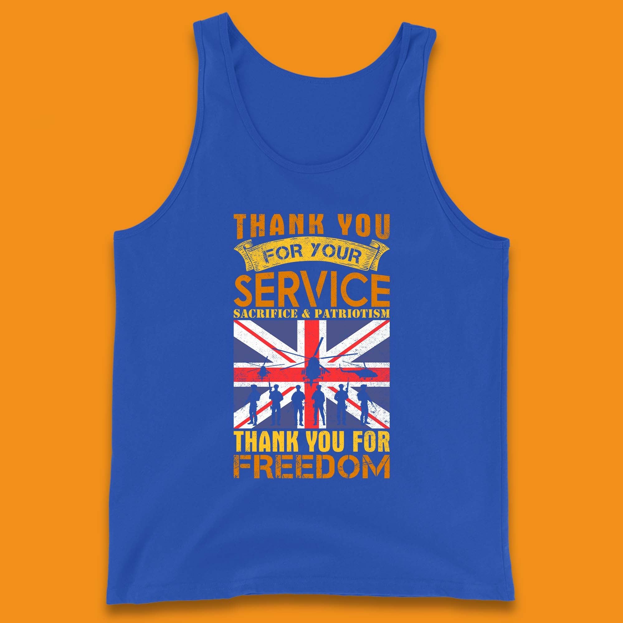 Thank You For Your Service Tank Top
