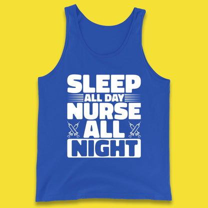Sleep All Day Nurse All Night Tank Top