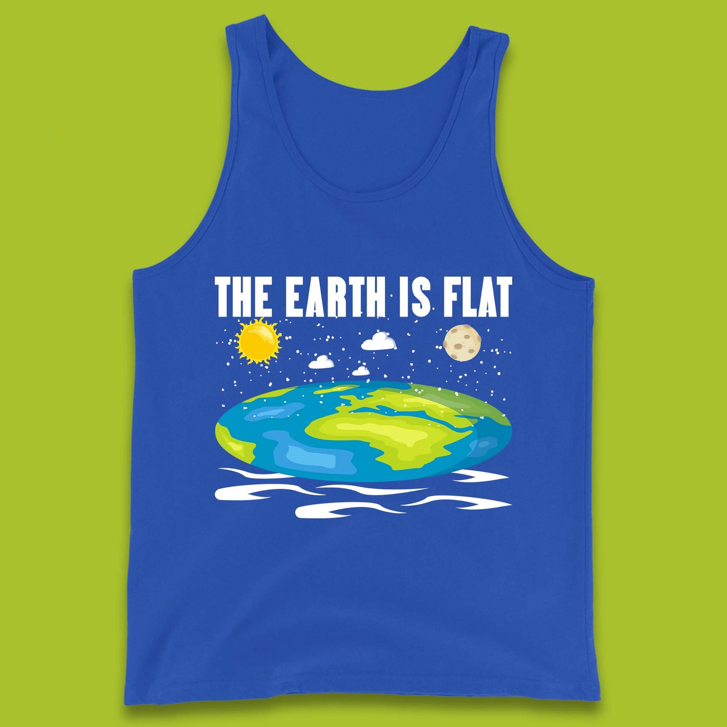 The Earth Is Flat Tank Top