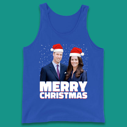 Prince William & Kate Merry Christmas Tank Top