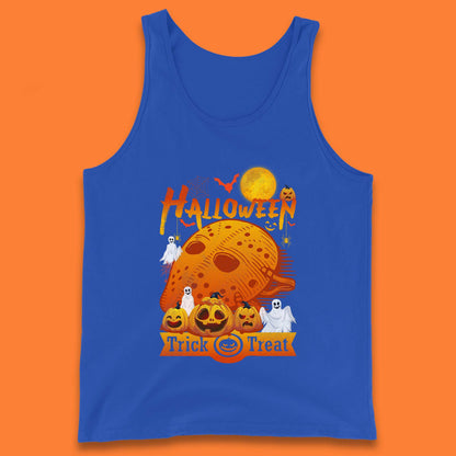Happy Halloween Jason Voorhees Face Mask Halloween Friday The 13th Horror Movie Halloween Pumpkins Tank Top