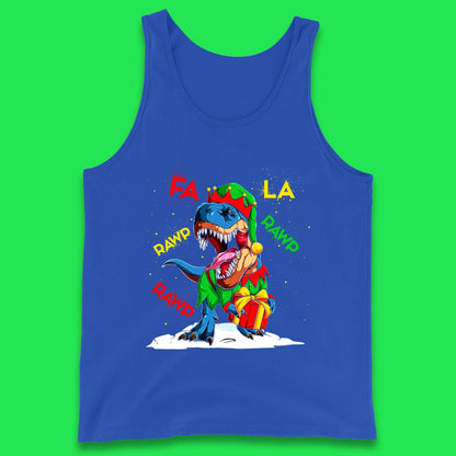 christmas dinosaur tank top