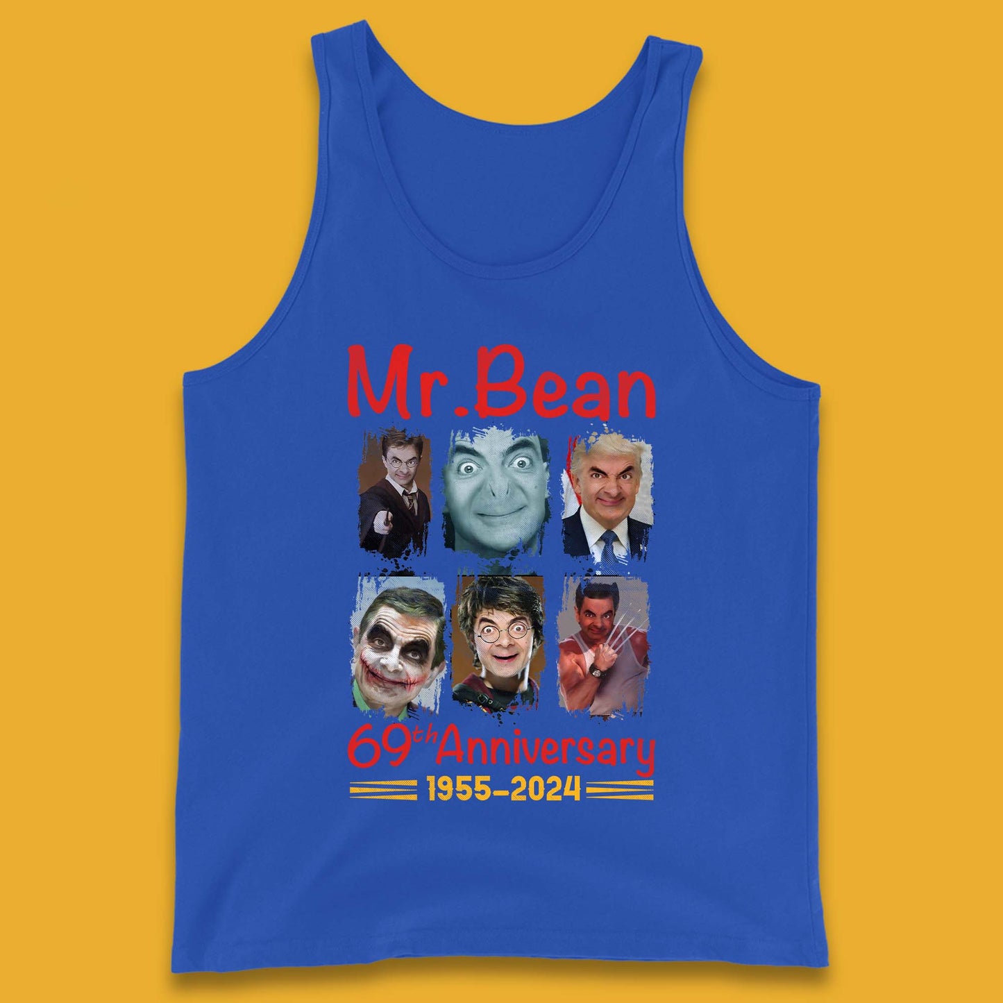 Mr. Bean 69th Anniversary Tank Top