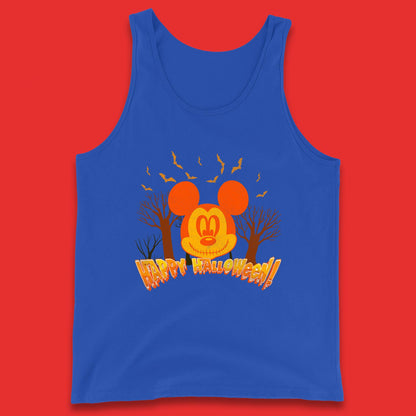 Happy Halloween Mickey Mouse Horror Scary Spooky Jack Face Halloween Disney Trip Tank Top