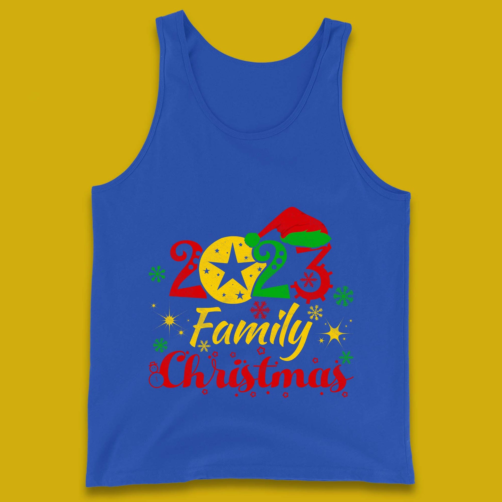  Christmas Pajamas Xmas Tank Top