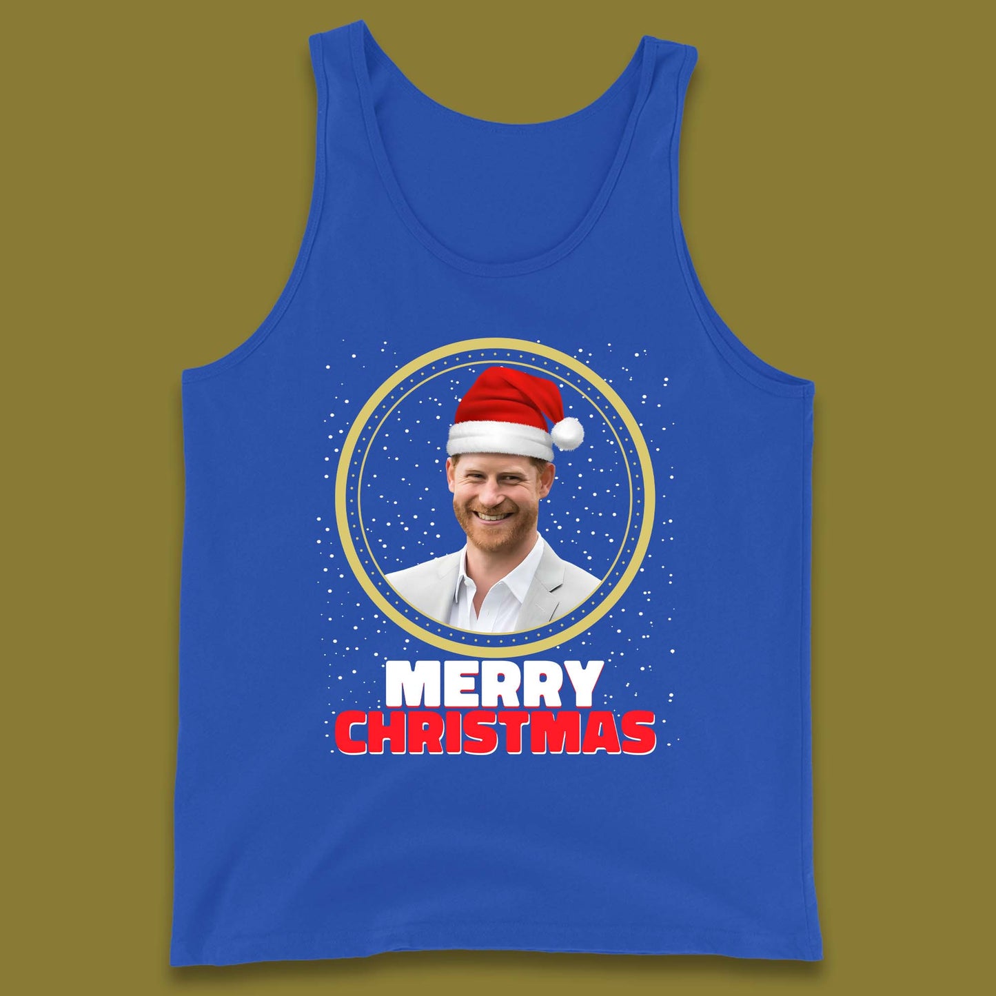 Prince Harry Christmas Tank Top