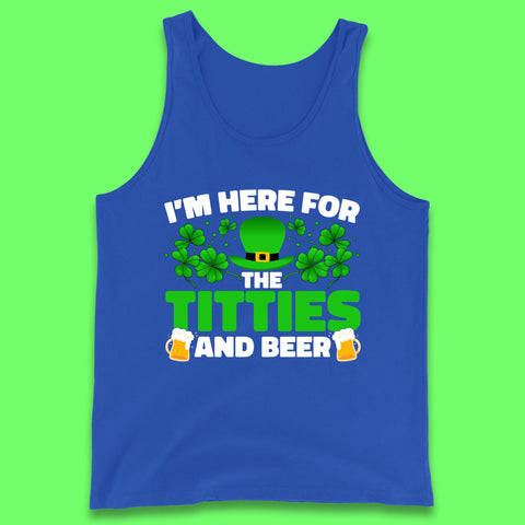 I'm Here For The Titties And Beer Tank Top