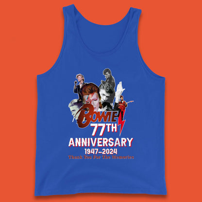 Bowie 77th Anniversary Tank Top