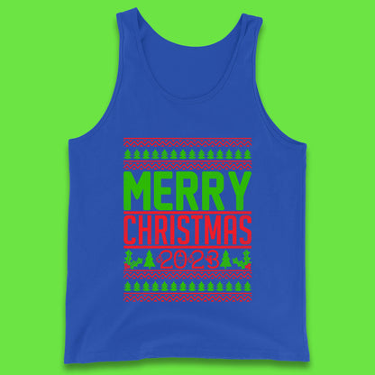 Merry Christmas 2023 Winter Holiday Festive Celebration Xmas Gift Tank Top