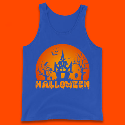 Halloween Horror Scary Hunted House Scary Spooky Night Festive Gift Tank Top