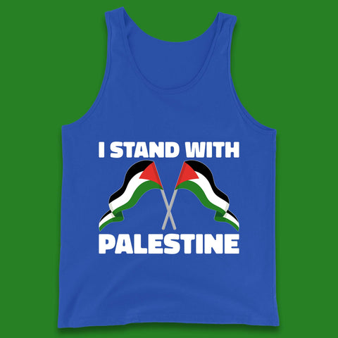 I Stand With Palestine Palestinian Flag Save Palestine Support Gaza Tank Top