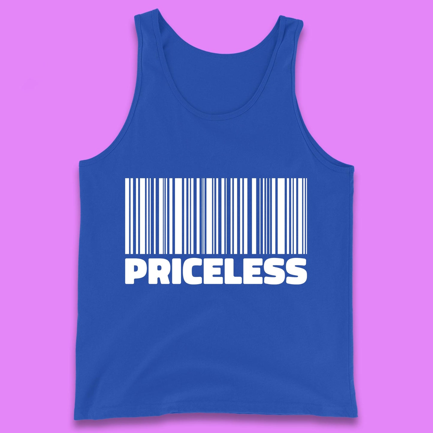 Scan For Priceless Barcode Funny Label Inspirational Empowerment Tank Top