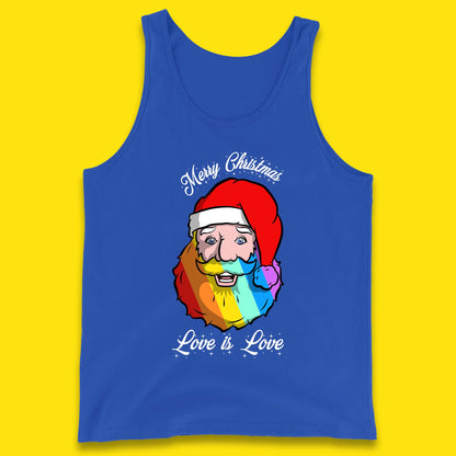 Gay Santa Christmas Tank Top