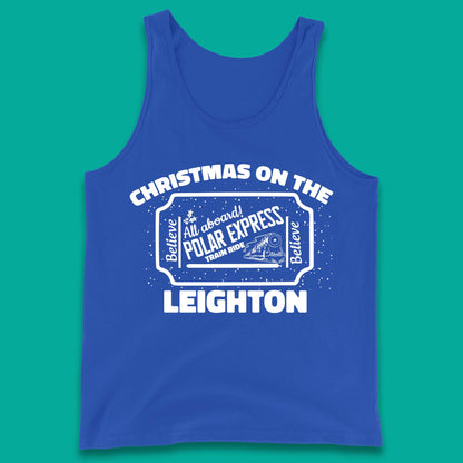 Polar Express Christmas Train Tank Top