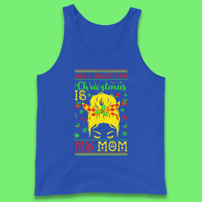 mom christmas tank top