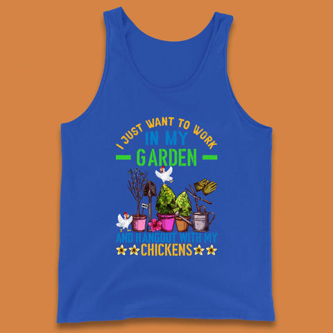Hangout With My Chickens Tank Top