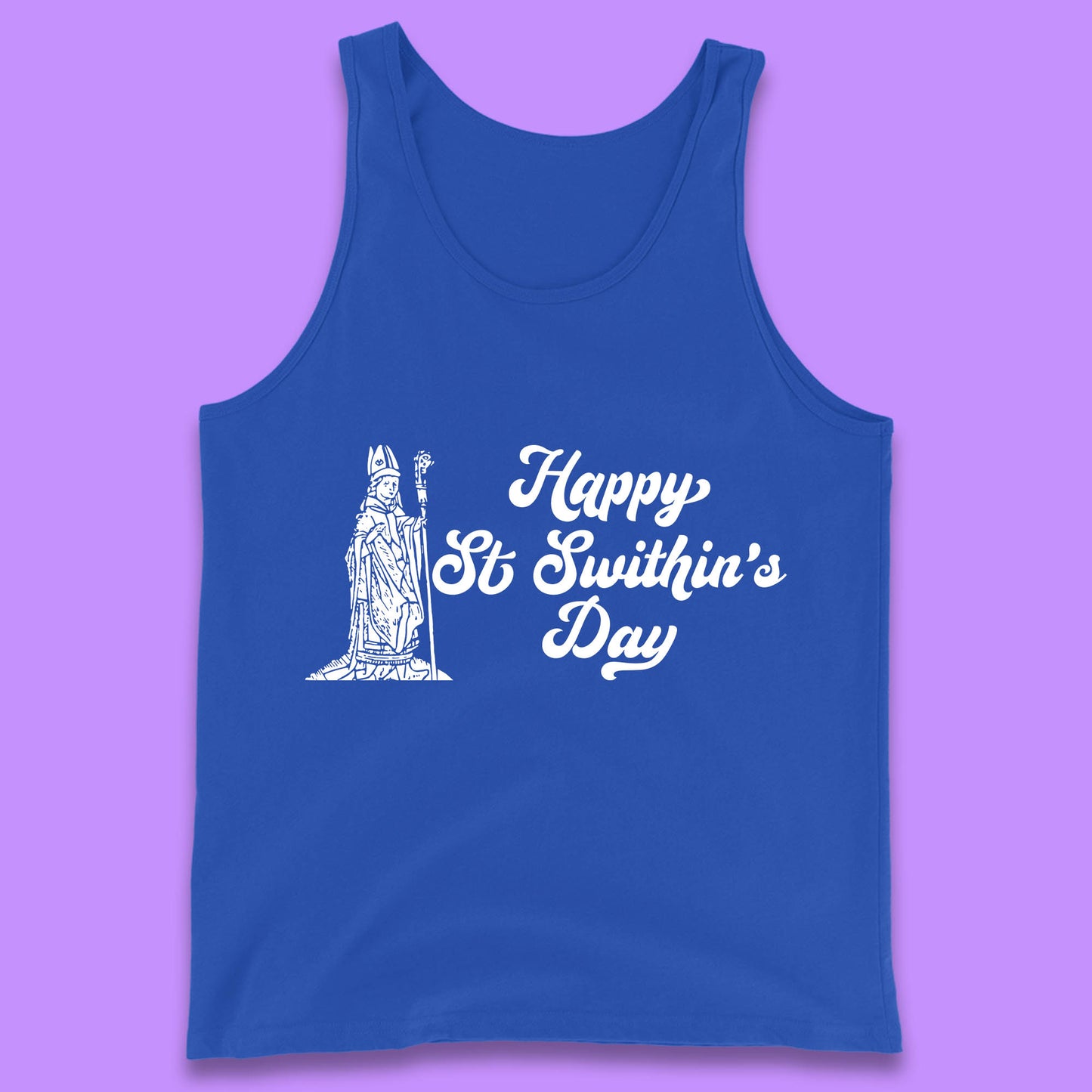 Happy St. Swithin's Day Swithun Weather Folklore Saint Swithun's Day Tank Top