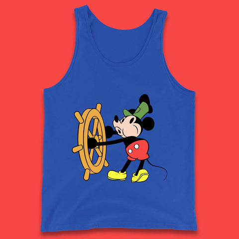 Classic Disney Mickey Mouse Steamboat Willie Disneyland Magic Kingdom Trip Tank Top