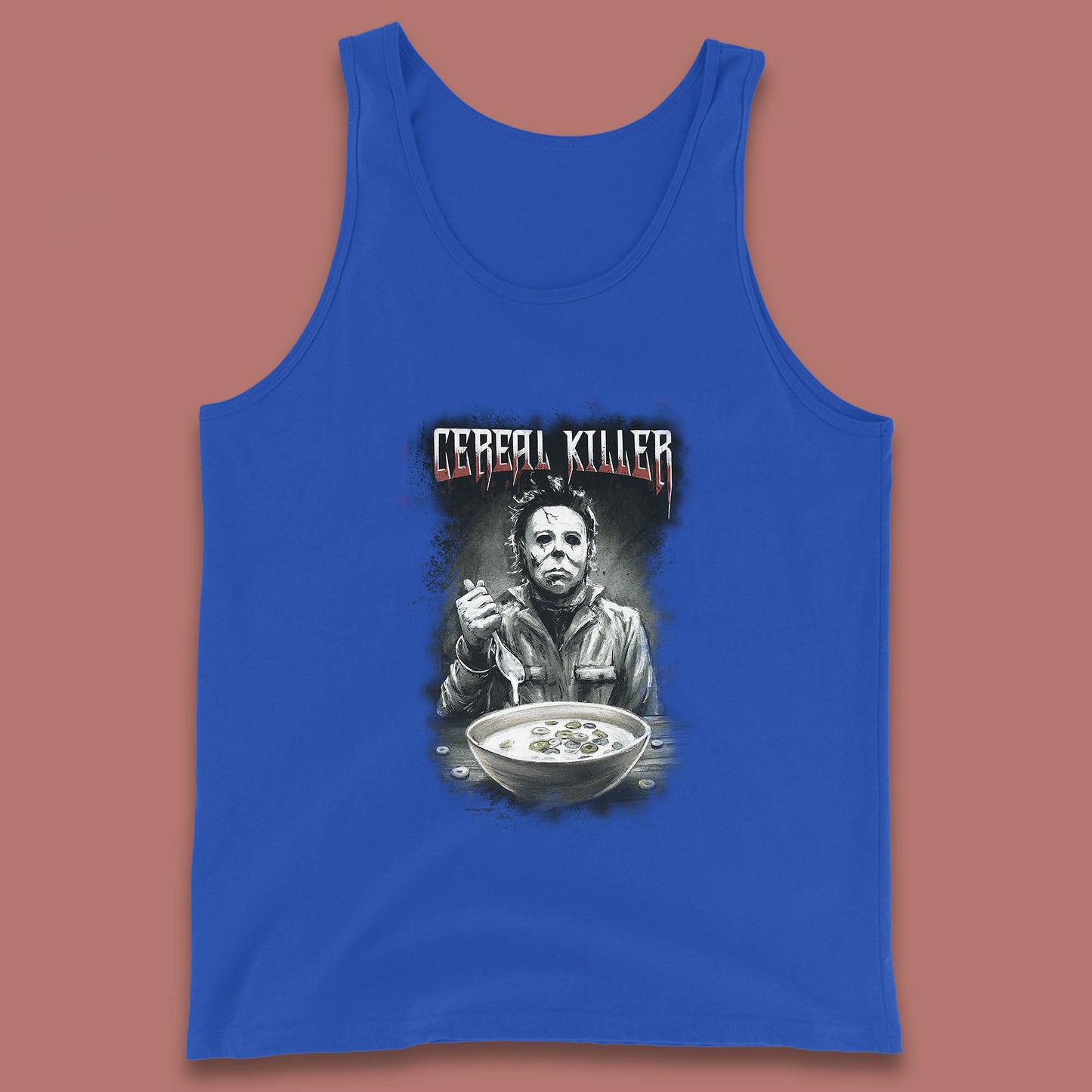 Michael Myers Cereal Killer Halloween Serial Killer Horror Movie Character Tank Top