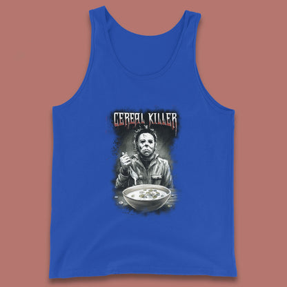 Michael Myers Cereal Killer Halloween Serial Killer Horror Movie Character Tank Top