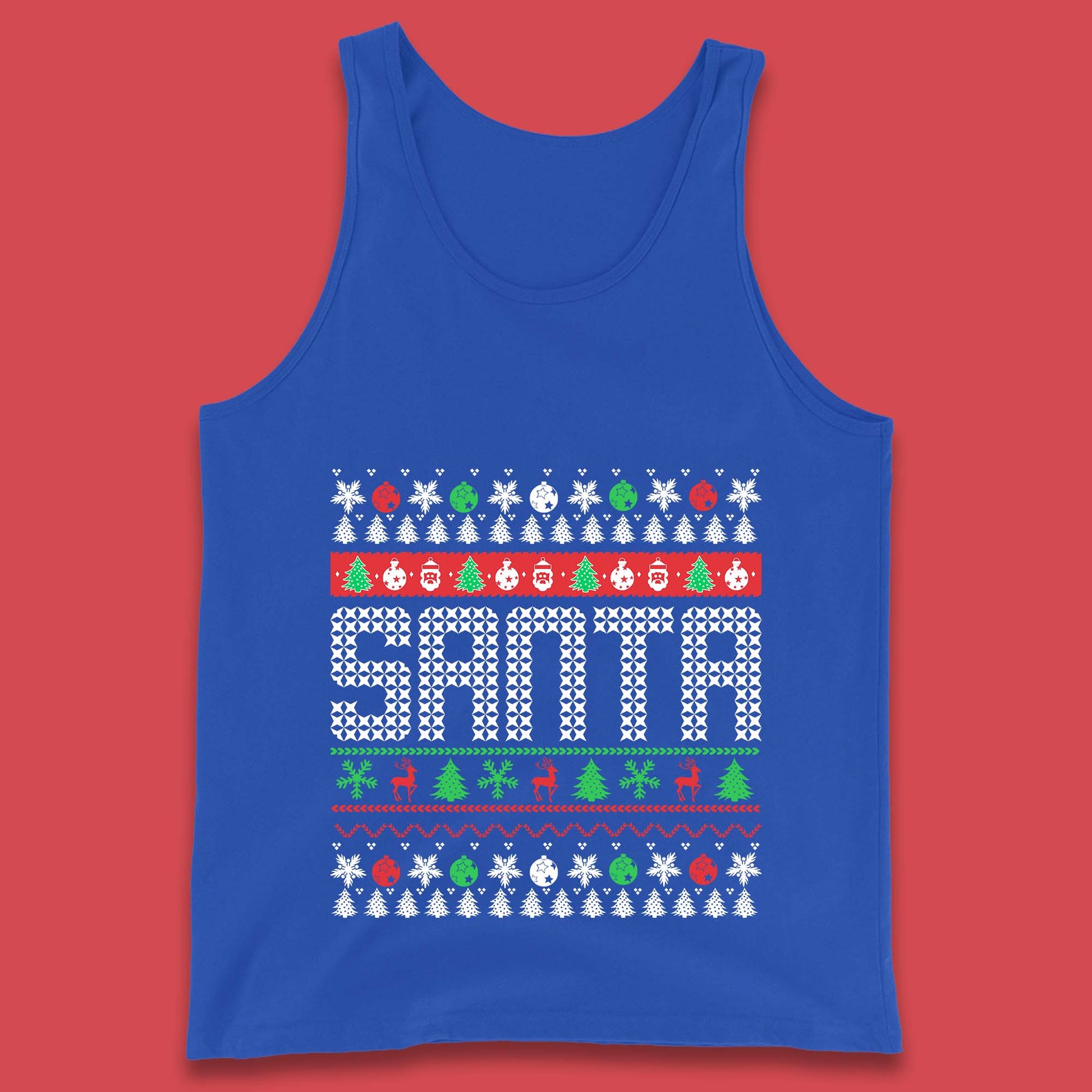 christmas santa Claus tank top
