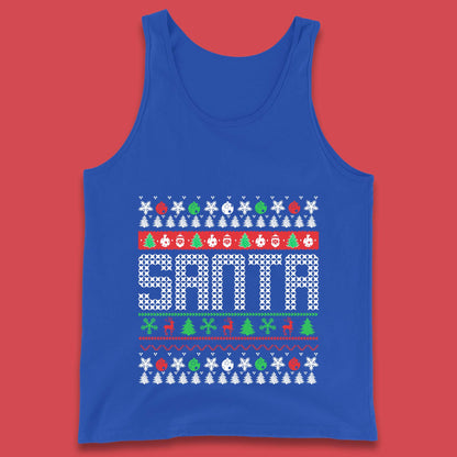 christmas santa Claus tank top