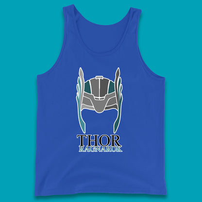 Thor Ragnarok Marvel Avenger Thor Helmet Superhero Movie Character Thor Helmet Ragnarok Tank Top