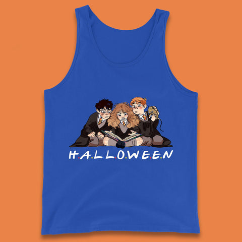 Halloween Harry Potter Series Character Harry, Ron and Hermione Friends Movie Spoof Fantasy Novels Film  Tank Top