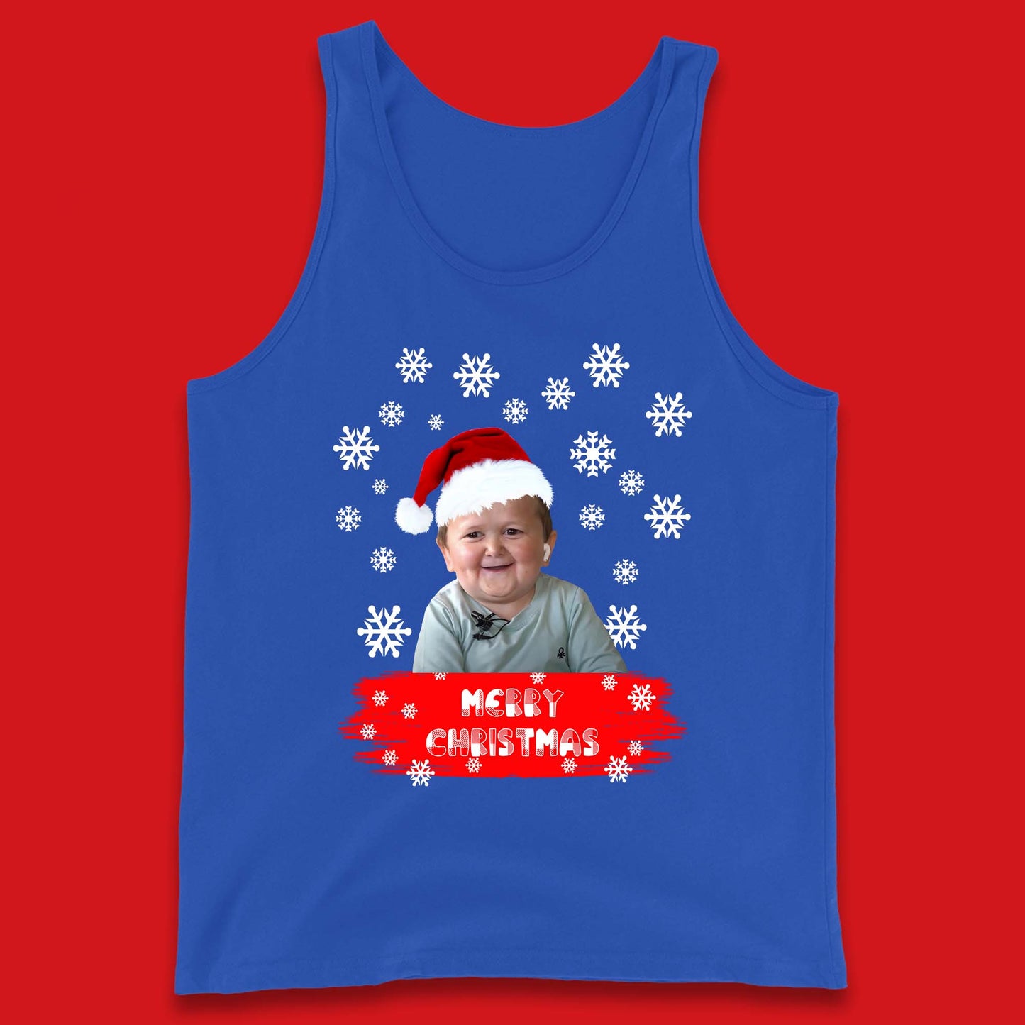Merry Christmas Hasbulla Snowflakes Tank Top