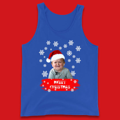 Merry Christmas Hasbulla Snowflakes Tank Top