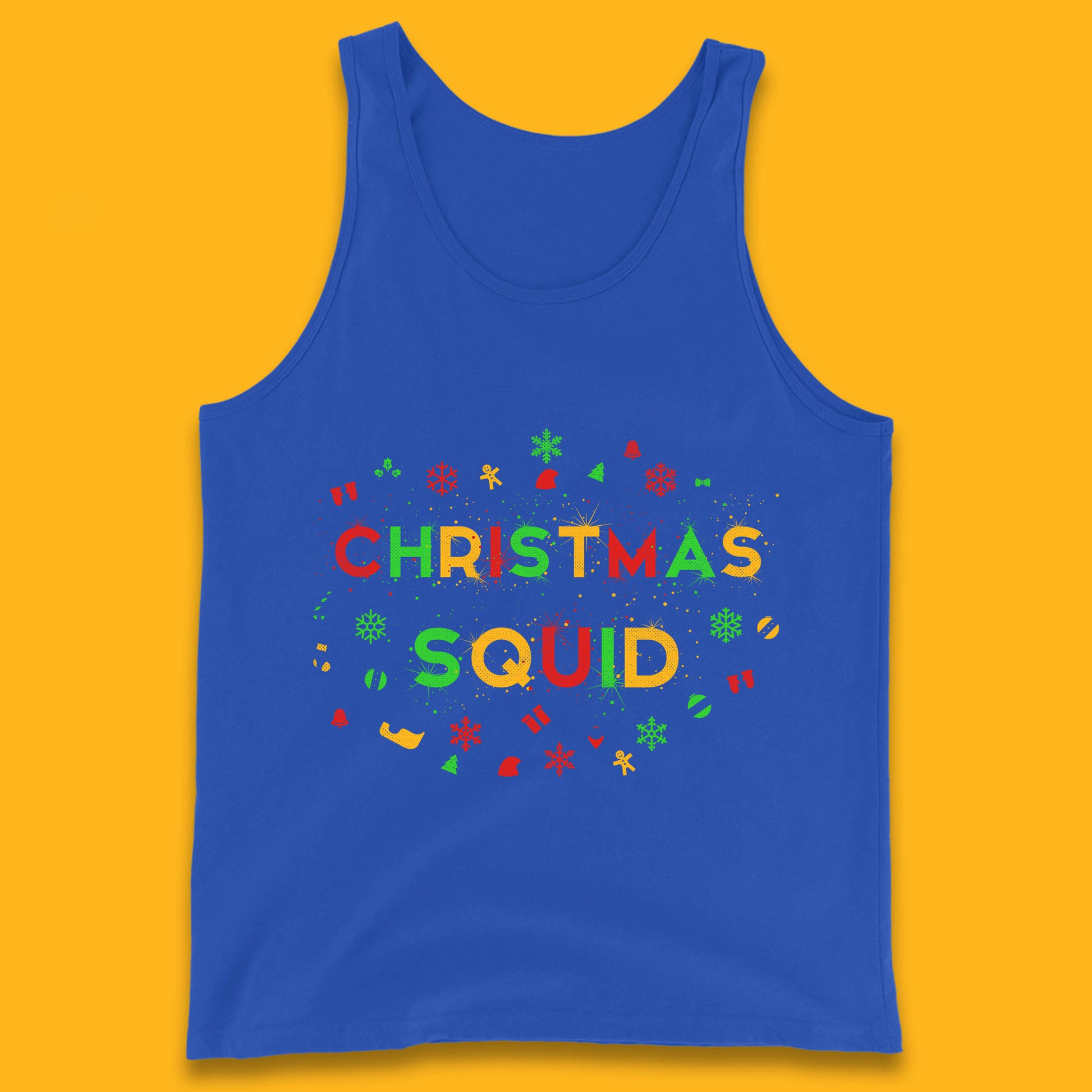 christmas squad matching tank top