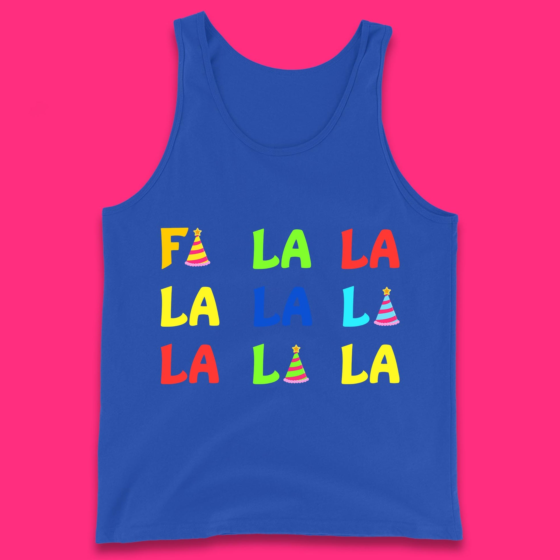 fa la la la christmas song tank top