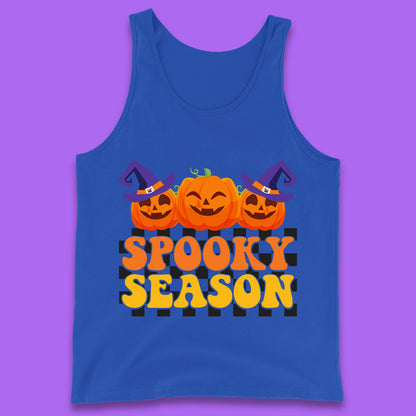 Spooky Season Halloween Jack-O-Lantern Pumpkins Spooky Vibes Tank Top