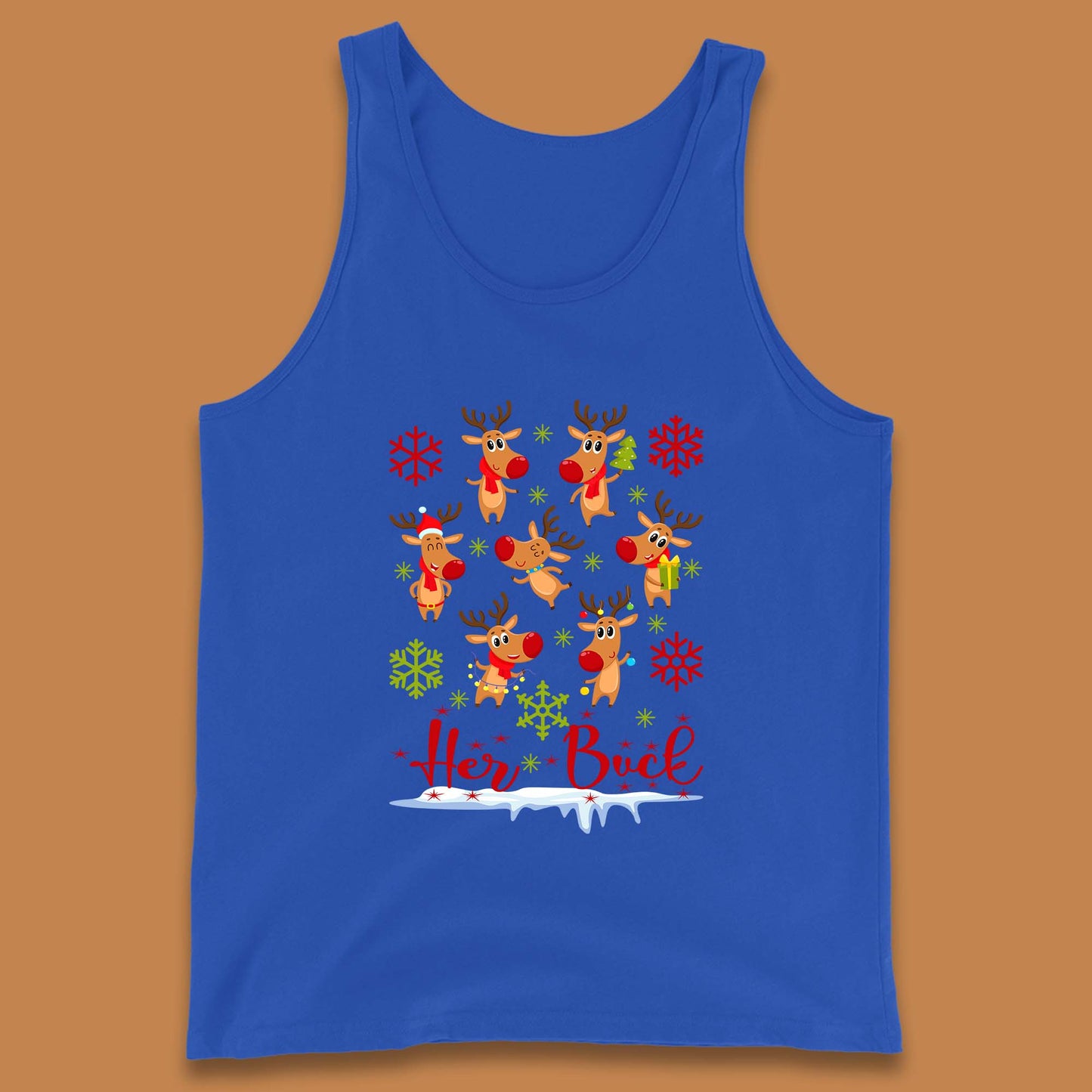 rudolph reindeers tank top