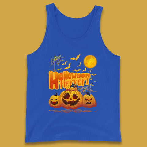 Happy Halloween Jack-o-lantern Horror Scary Monster Pumpkins Tank Top