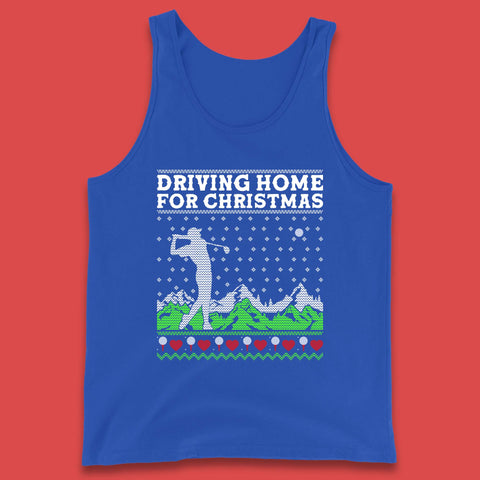 Driving Home For Christmas Golf Tank Top