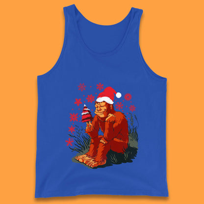 bigfoot christmas tank top