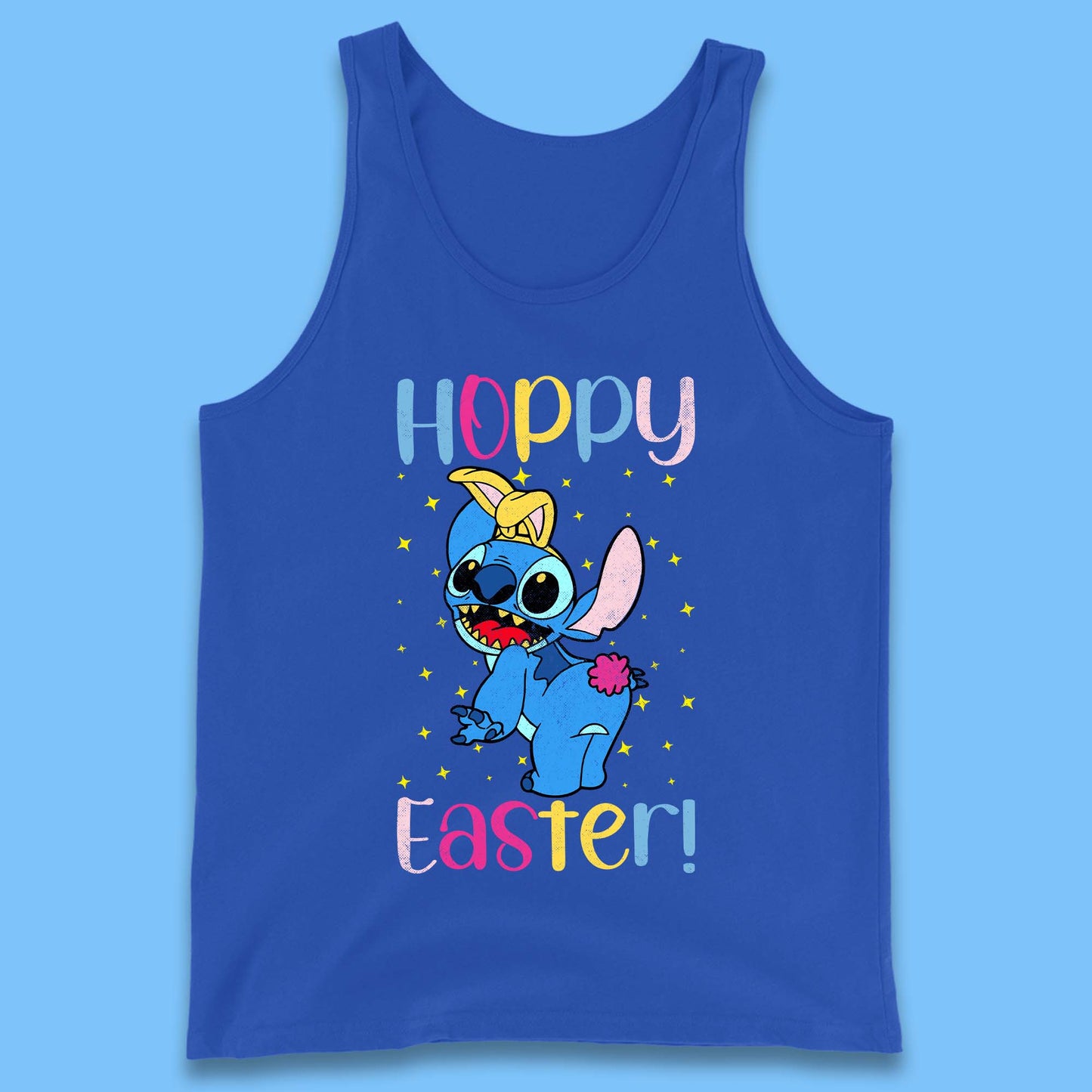Stitch Easter Bunny Vest T Shirt