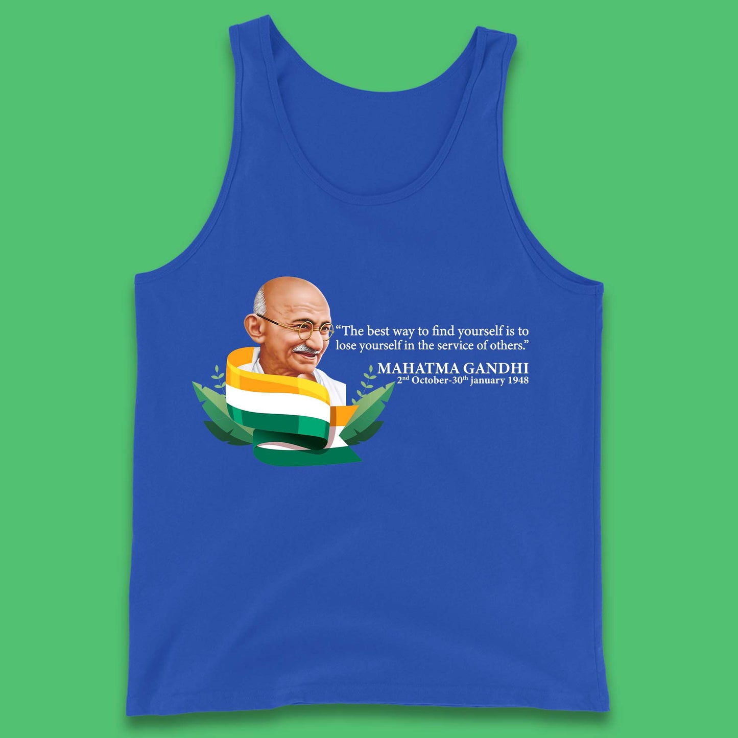 Mahatma Gandhi Quotes Tank Top