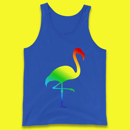 Rainbow Flamingo LGBTQ Gay Rights Pride Parade LGBT Flamingo Lovers Tank Top