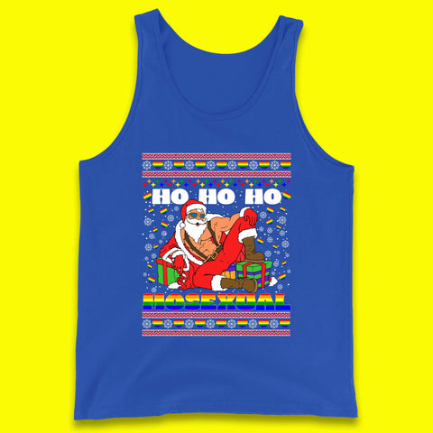 Ho Ho Ho Homosexual Christmas Tank Top