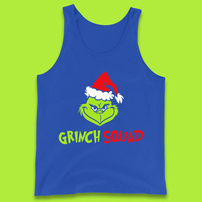 grinch squad christmas tank top