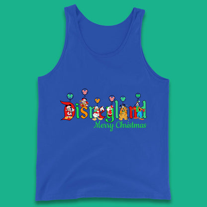 disneyland merry christmas tank top