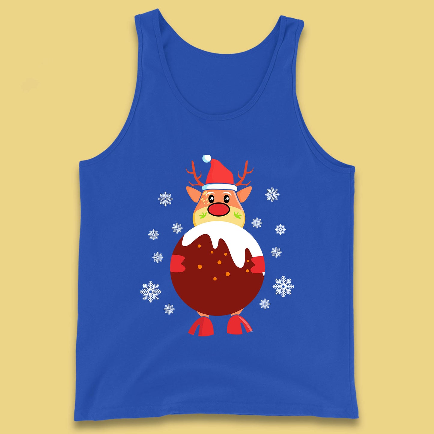 reindeer christmas tank top