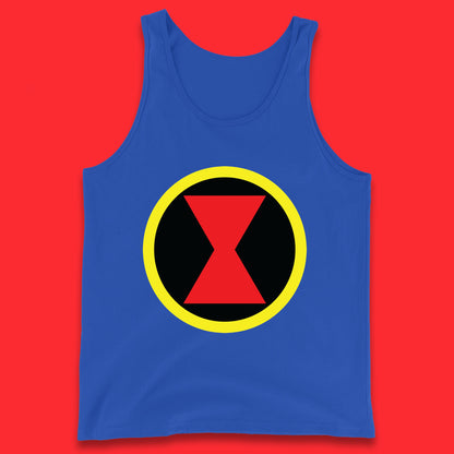 Black Widow Diy Black Symbol Logo Marvel Avengers Superhero Marvel Comics Gift for Marvel Fan Tank Top