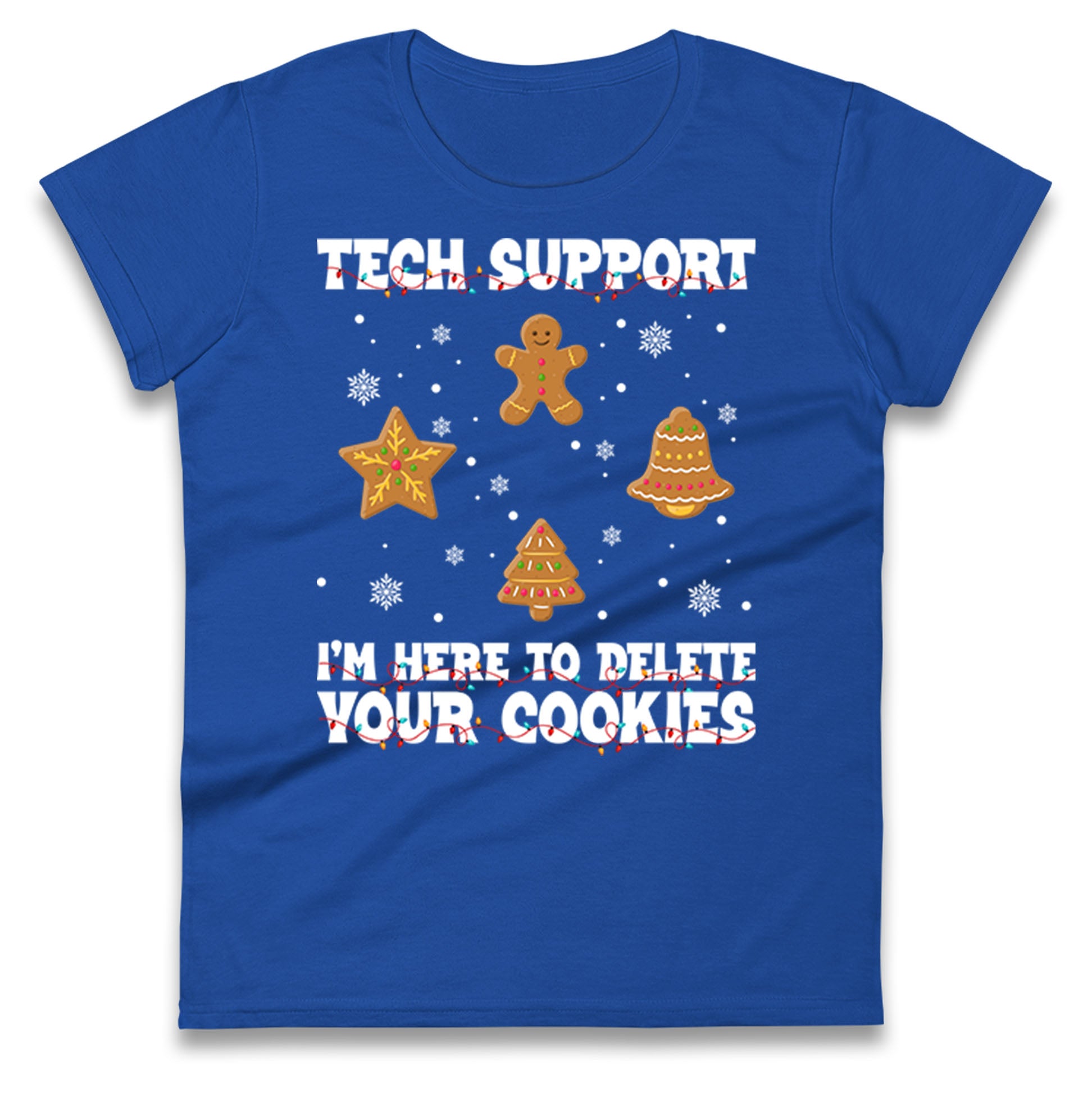 Delete Cookies Ladies T Shirt